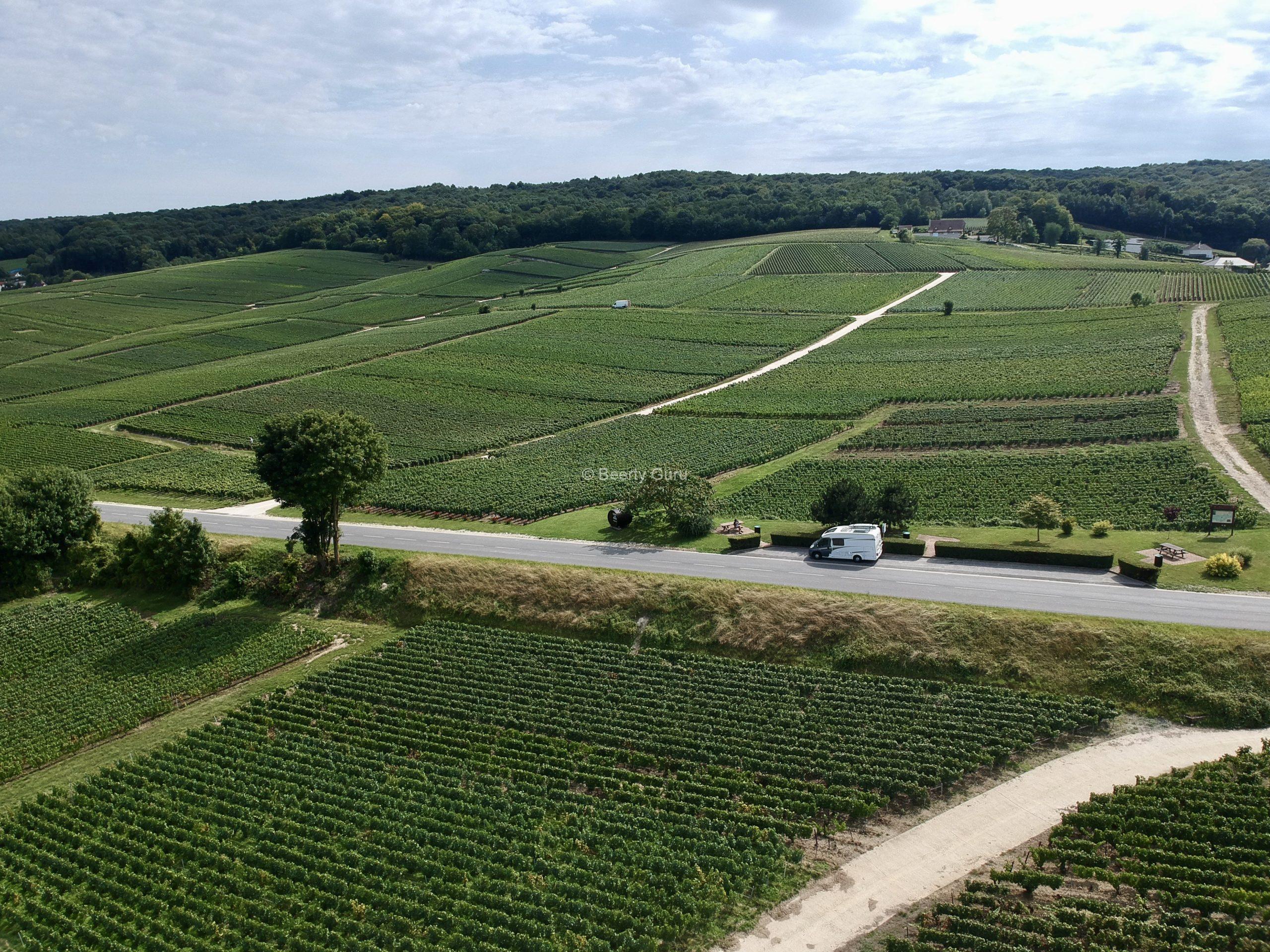 Med husvagn i Champagne