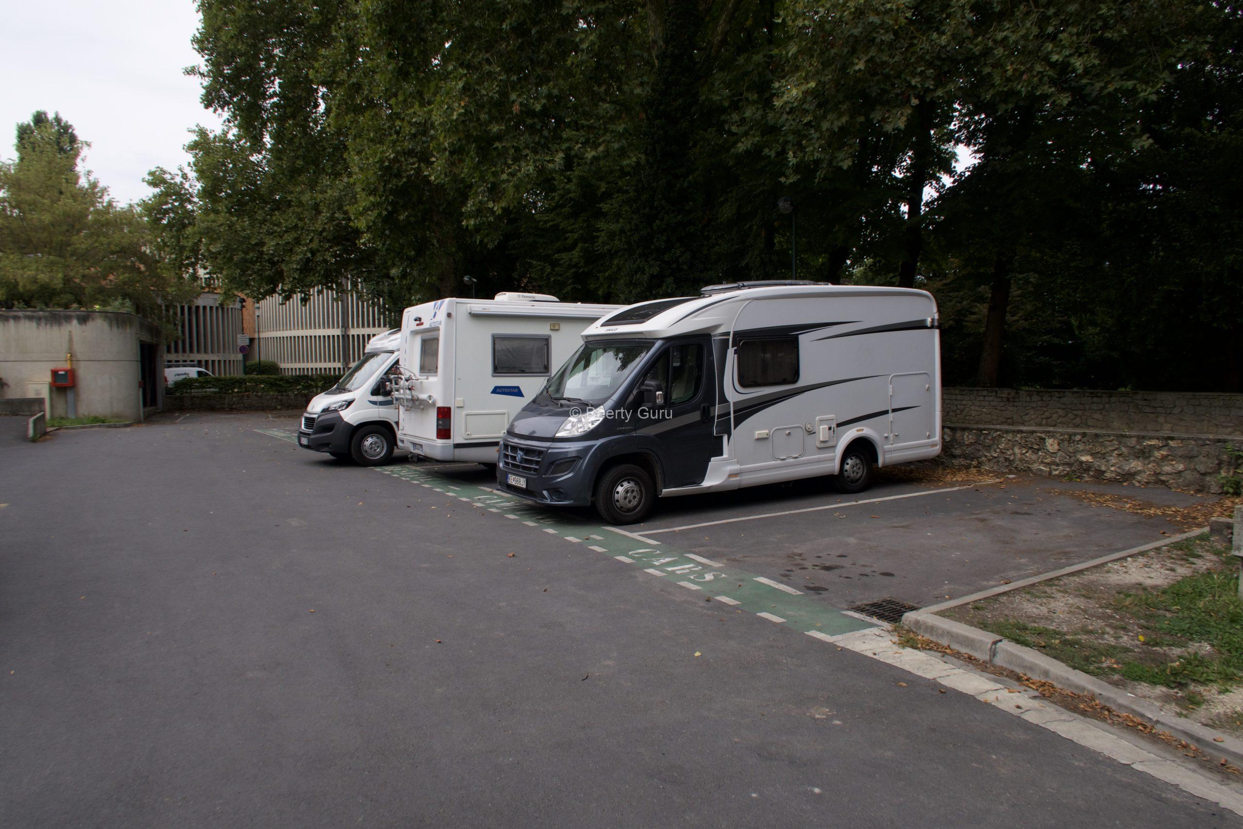 Karavanové parkovisko v Reims